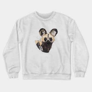 African Wild Dog Crewneck Sweatshirt